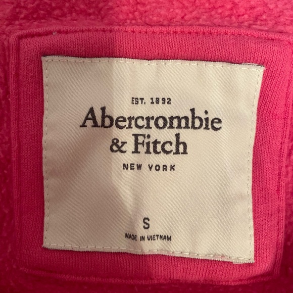 Abercrombie & Fitch Pink Sweatshirt Size S - Picture 2 of 2